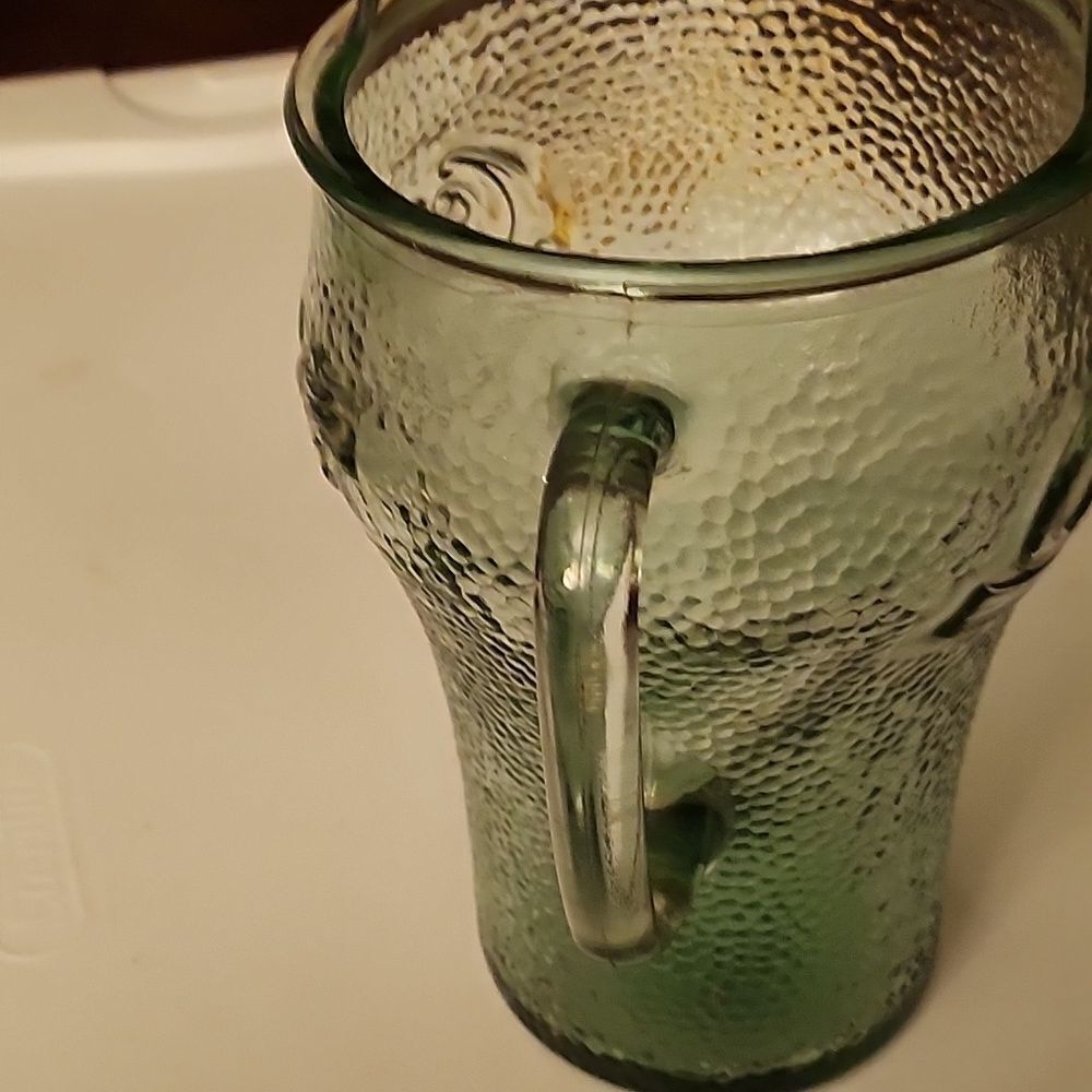 Coca-Cola Textured Glass Pitcher - Picture 2 of 6